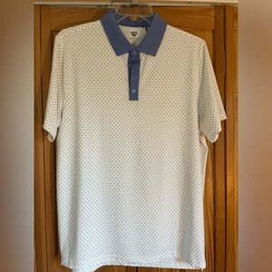 Graham Luxe Men’s Performance Golf Shirt Sz L